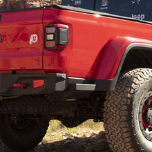 Rock Slide Engineering Gladiatror Rear Rock Sliders for 20-Pres Jeep Gladiator JT Steel Powdercoat (2020 Gladiator) - BR-100-JT4