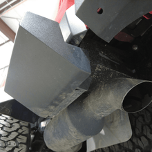 Rock Slide Engineering Gladiatror Rear Rock Sliders for 20-Pres Jeep Gladiator JT Steel Powdercoat (2020 Gladiator) - BR-100-JT4