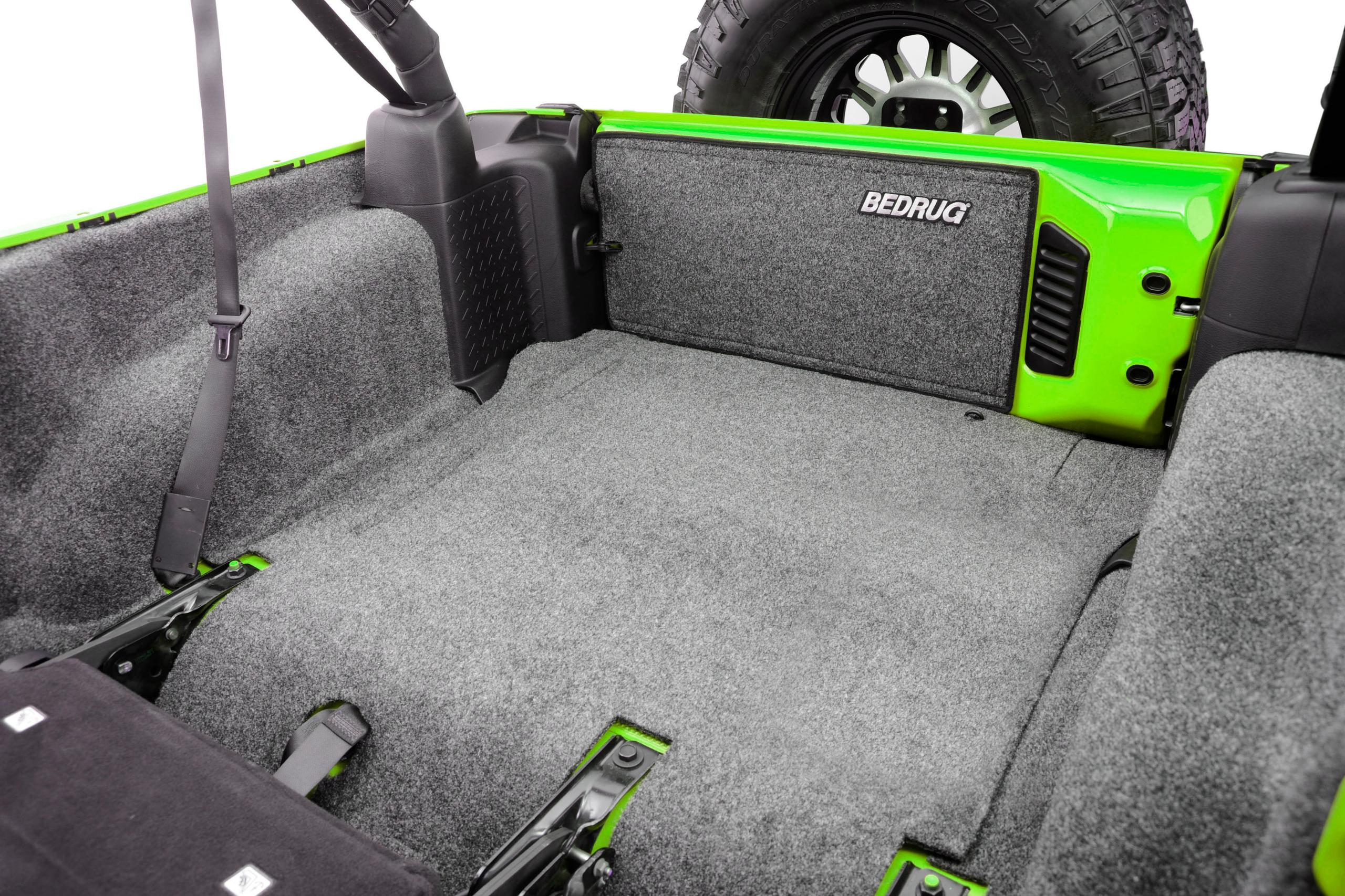 Bedrug Jeep Bedrug 07-10 Jk Unltd 4Dr Rr 5pc Cargo Kit (Inc Tlgte &Amp; Tub Liner) (2007-2010 Wrangler) - BRJK07R4