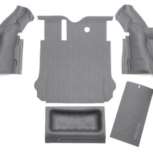 Bedrug Jeep Bedtred 07-10 Jk Unltd 4Dr Rr 5pc Cargo Kit (Inc Tlgte &Amp; Tub Liner) (2007-2010 Wrangler) - BTJK07R4
