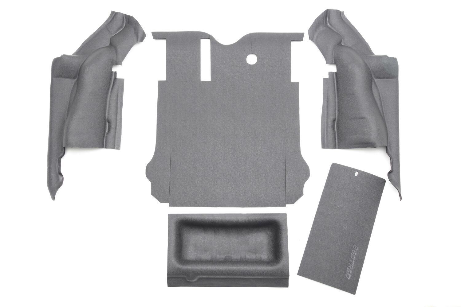 Bedrug Jeep Bedtred 07-10 Jk Unltd 4Dr Rr 5pc Cargo Kit (Inc Tlgte &Amp; Tub Liner) (2007-2010 Wrangler) - BTJK07R4