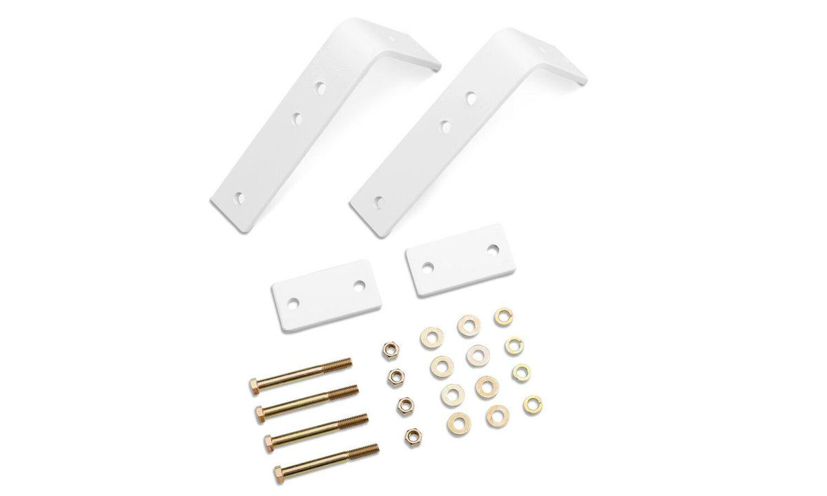 Backrack Light Bar Bracket - Universal - White - L Bracket - Sold In Pair - 91006W