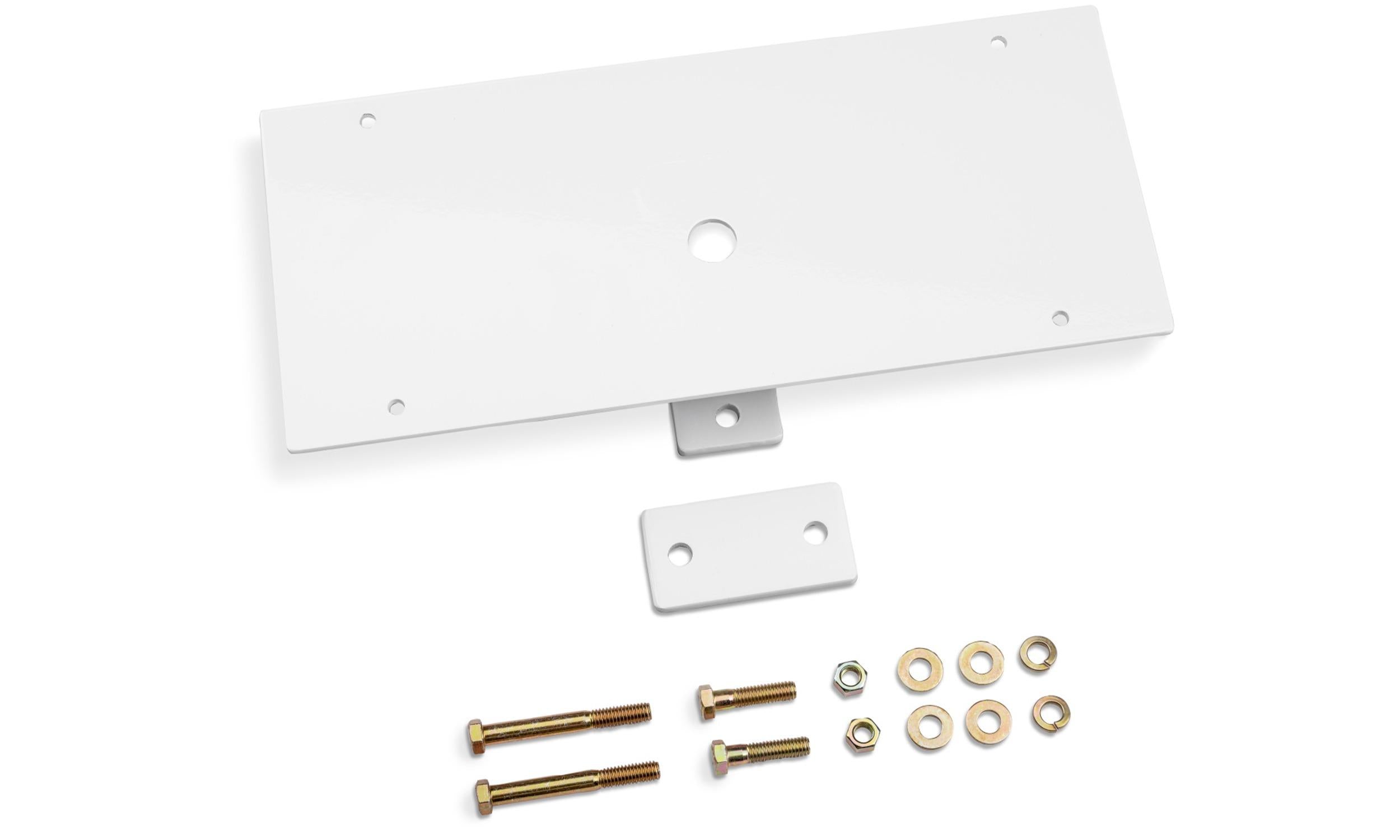 Backrack Utility Light Bracket - Universal - White - 10.5 In. Base, Center Mount - 91002W