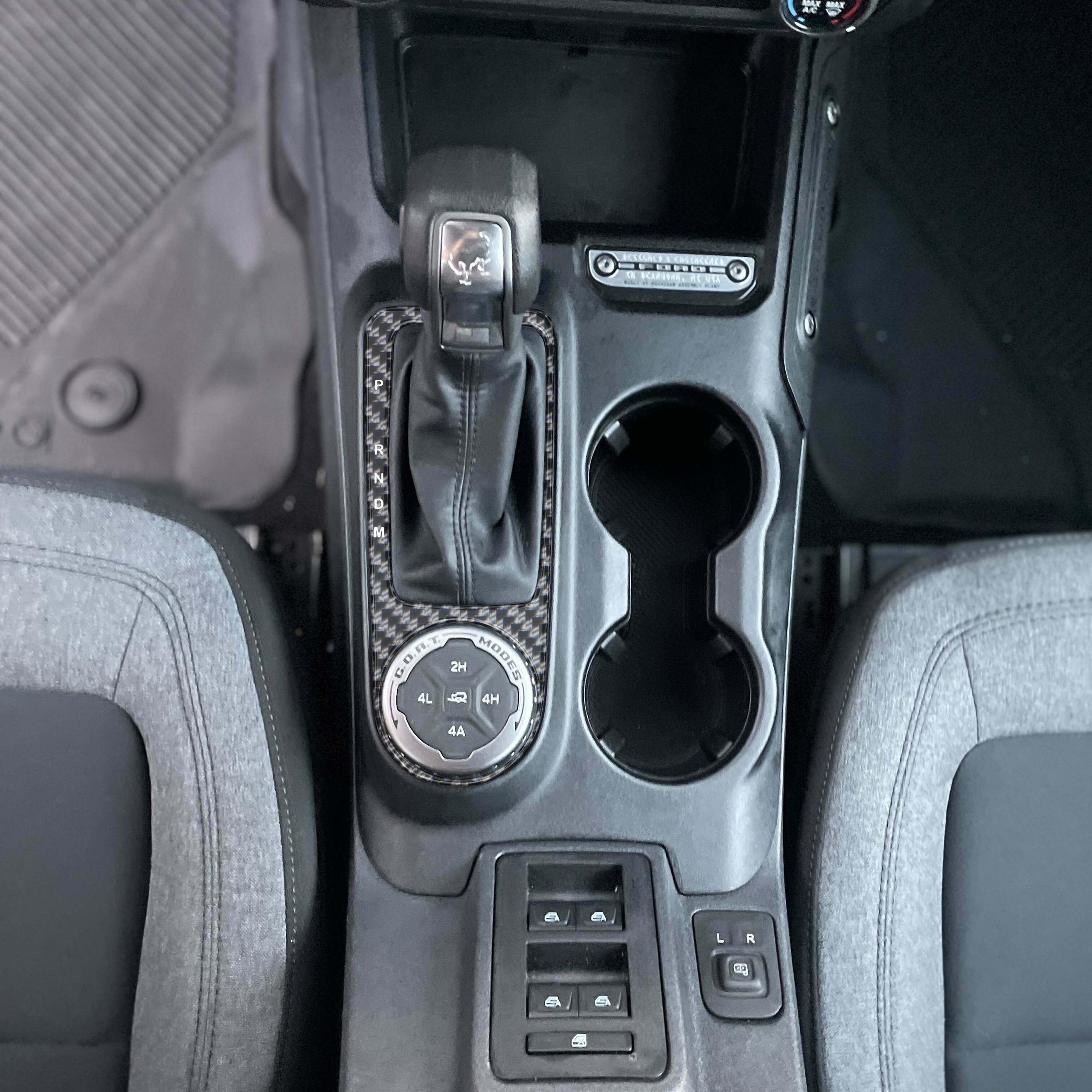 TUFSKINZ Automatic Shifter Accent Trim (2021-2025 Bronco) - BRO039-DCF-519-G