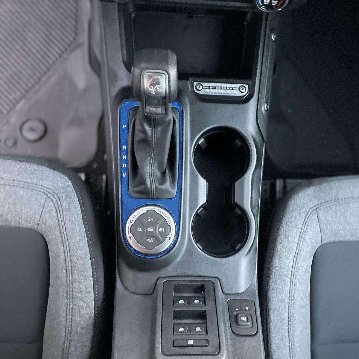 TUFSKINZ Automatic Shifter Accent Trim (2021-2025 Bronco) - BRO039-VEL-519-G