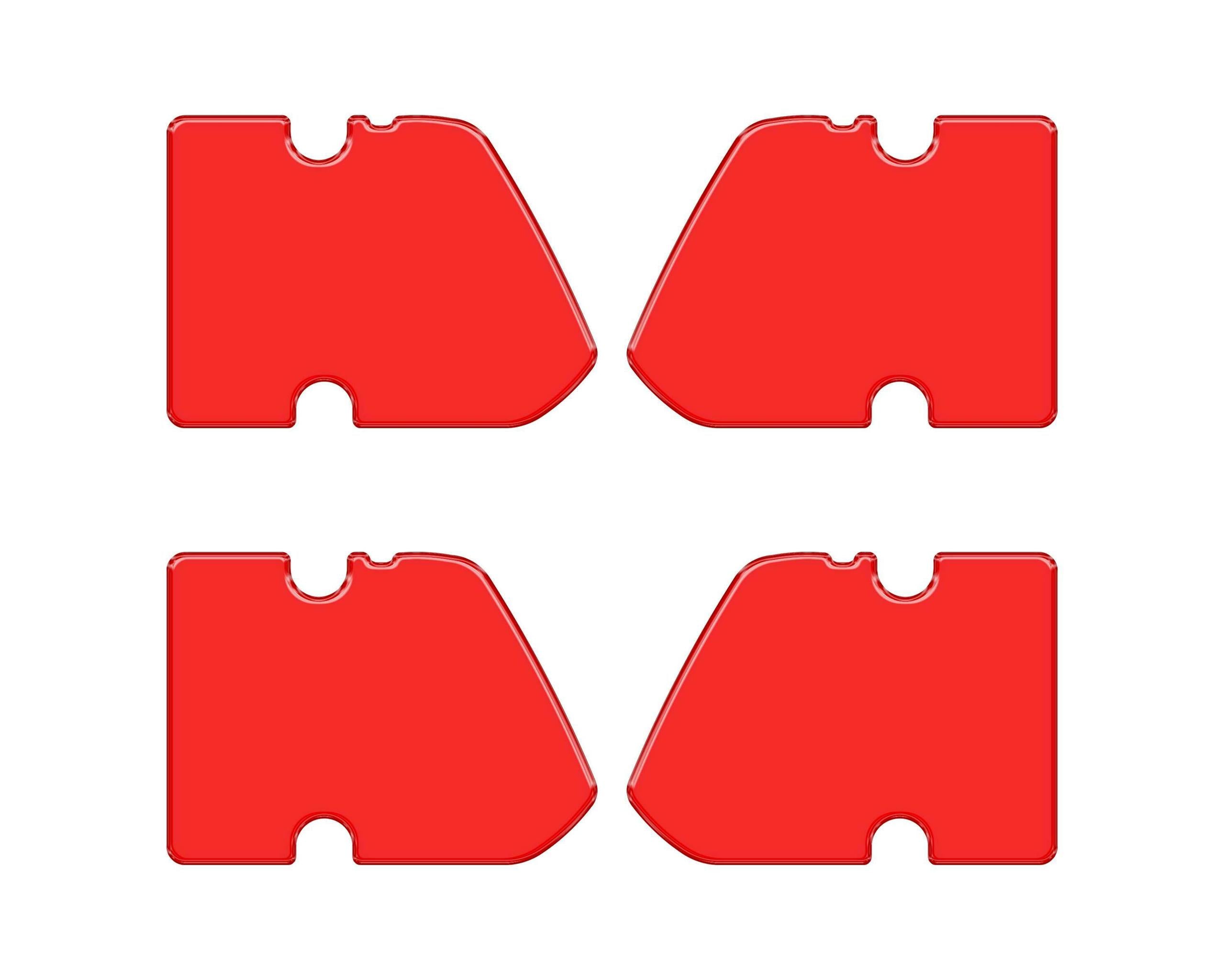 TUFSKINZ Door Latch Inserts (2021-2025 Bronco) - BRO045-RRD-G