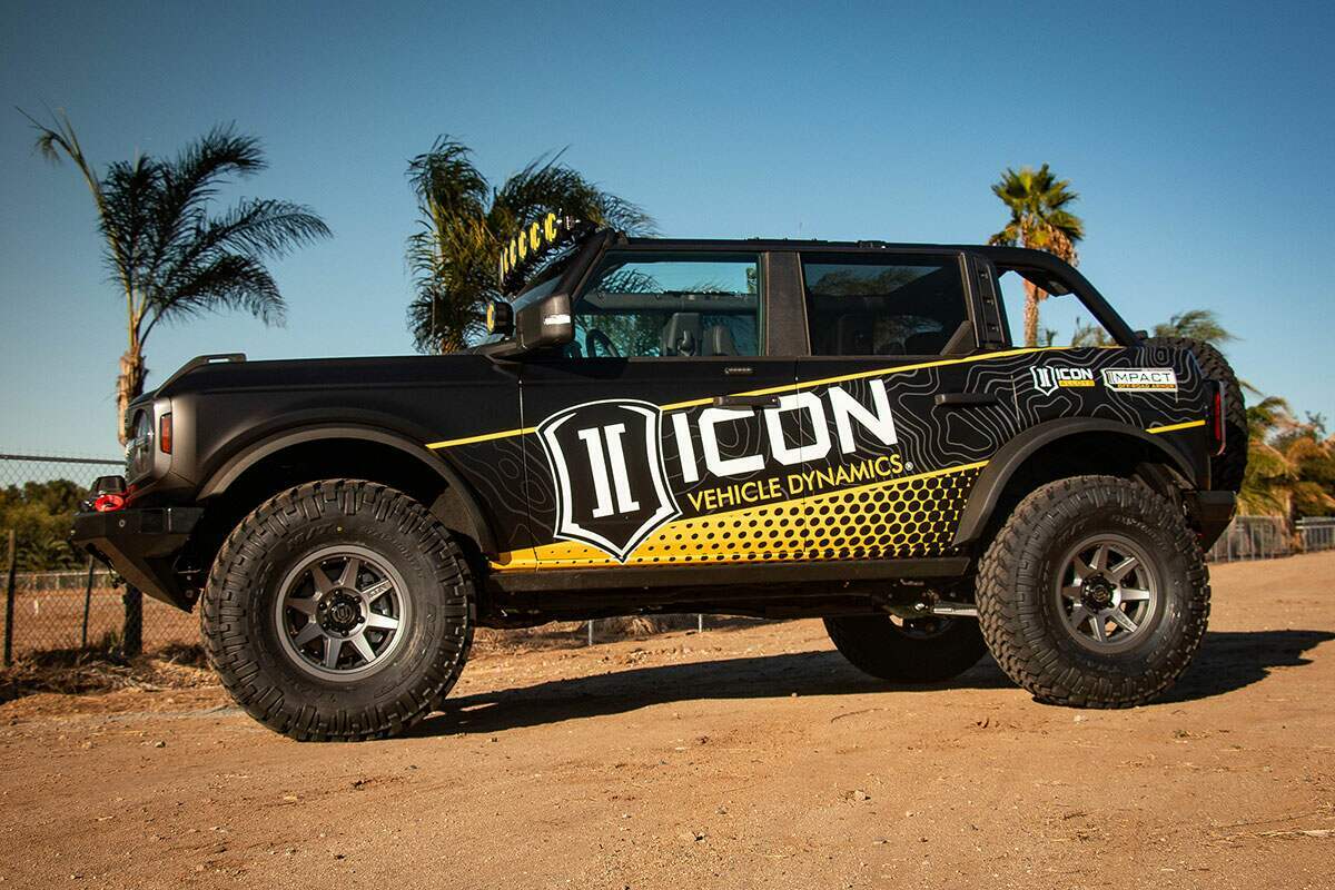 Icon 21-UP BRONCO BILLET UCA DJ PRO KIT - 48500DJ
