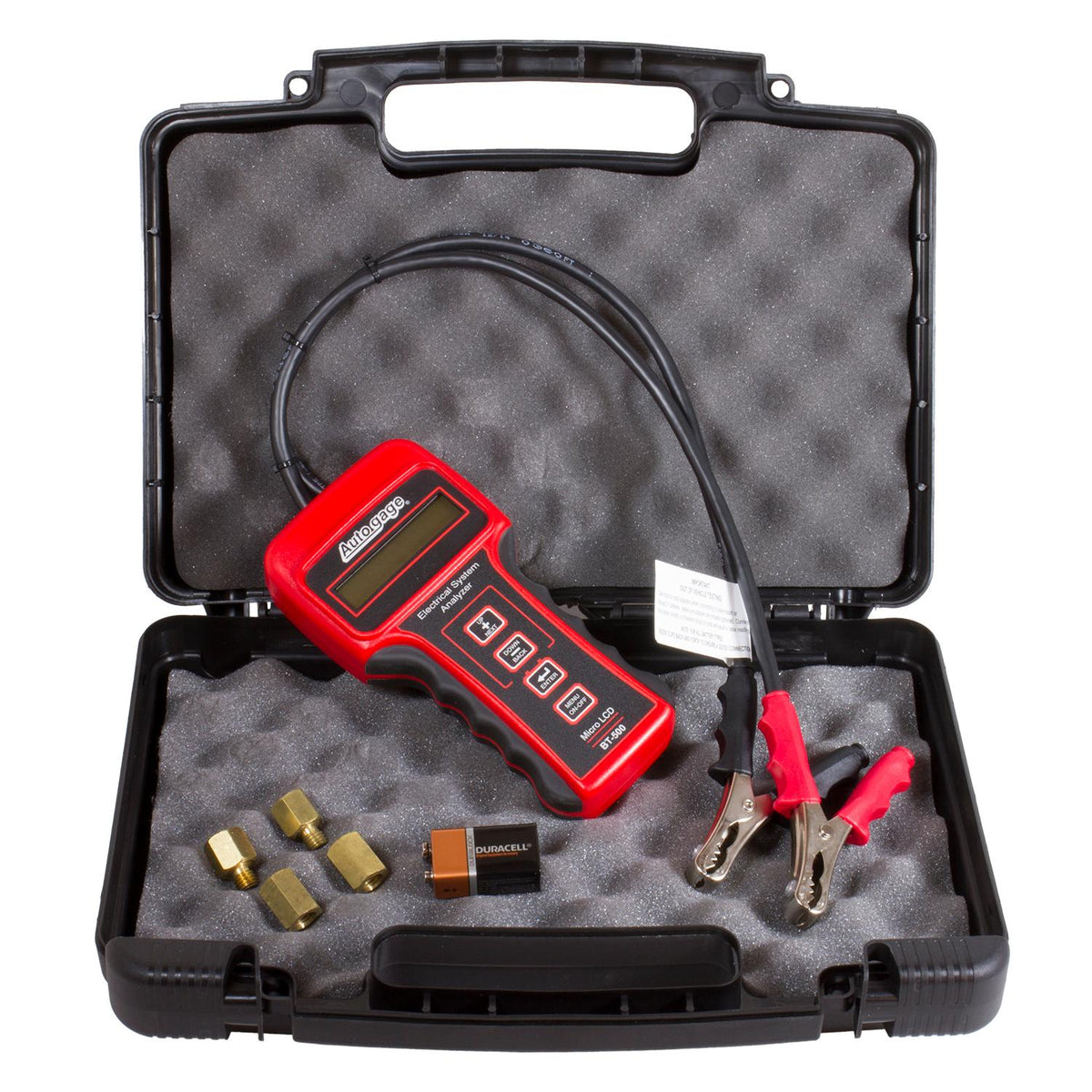 Auto Meter BATTERY TESTER, 6/12/24V, AUTOGAGE - BT-500