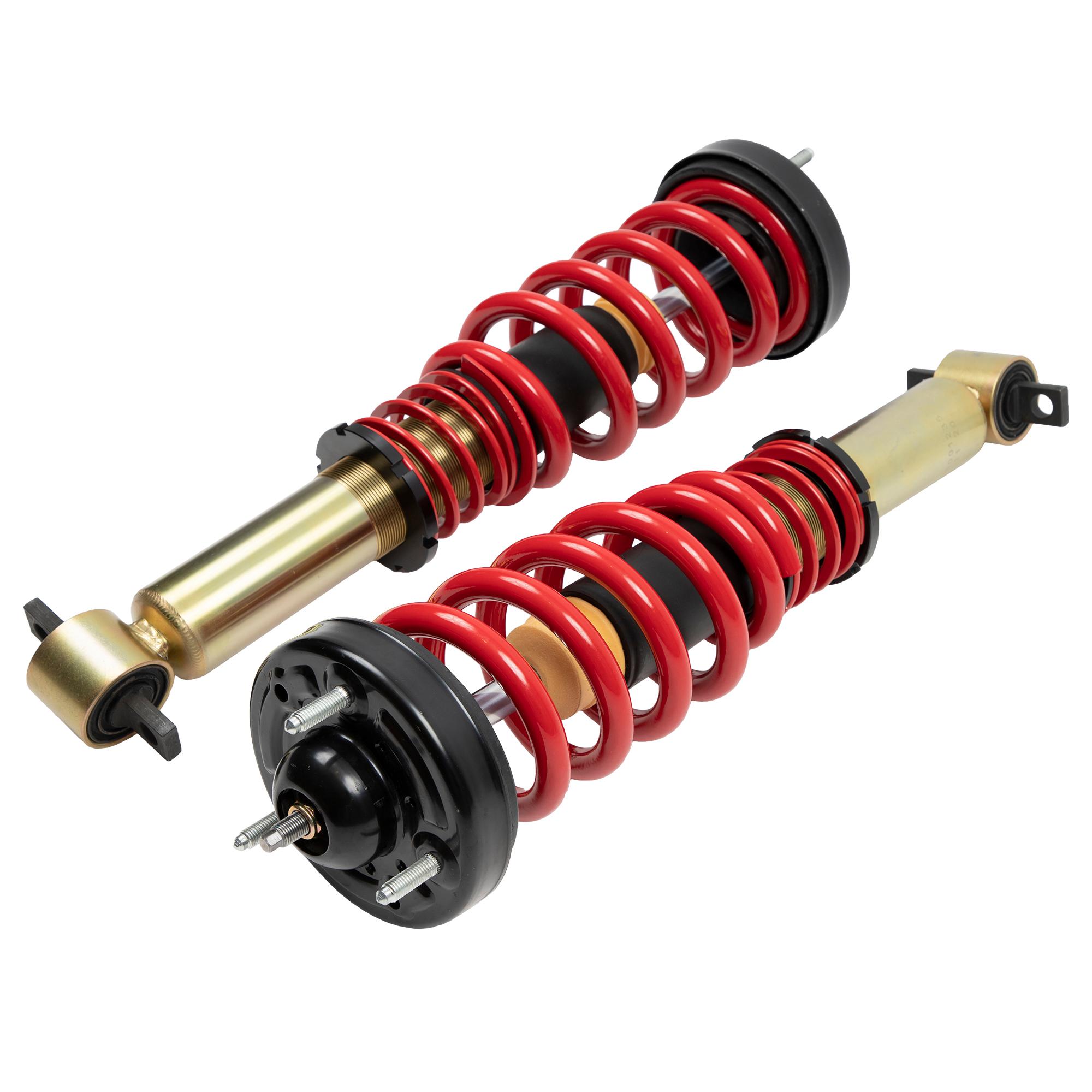 Belltech Complete Kit Inc. Height Adjustable Front Coilovers &amp; Rear Sway Bar (2015-2020 F-150) - 1000HK