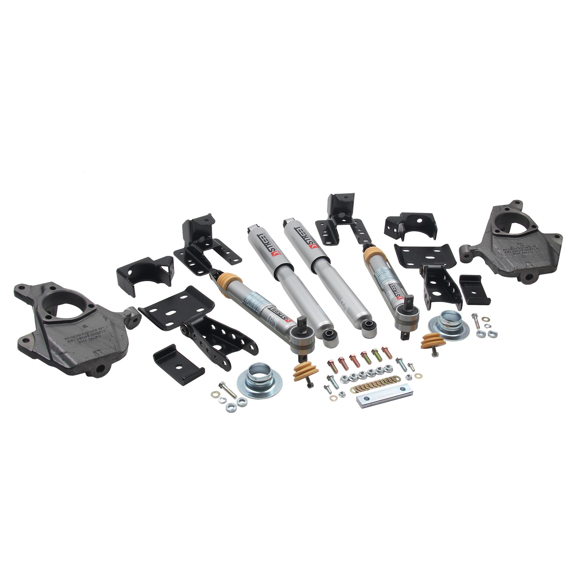 Belltech Front And Rear Complete Kit W/ Street Performance Shocks (2016-2018 Silverado 1500,2016-2018 GMC Sierra 1500) - 1011SP