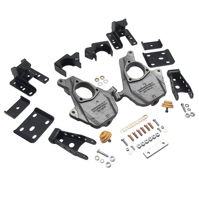 Belltech Front And Rear Complete Kit W/O Shocks (2016-2018 GMC Sierra 1500,2016-2018 Silverado 1500) - 1012