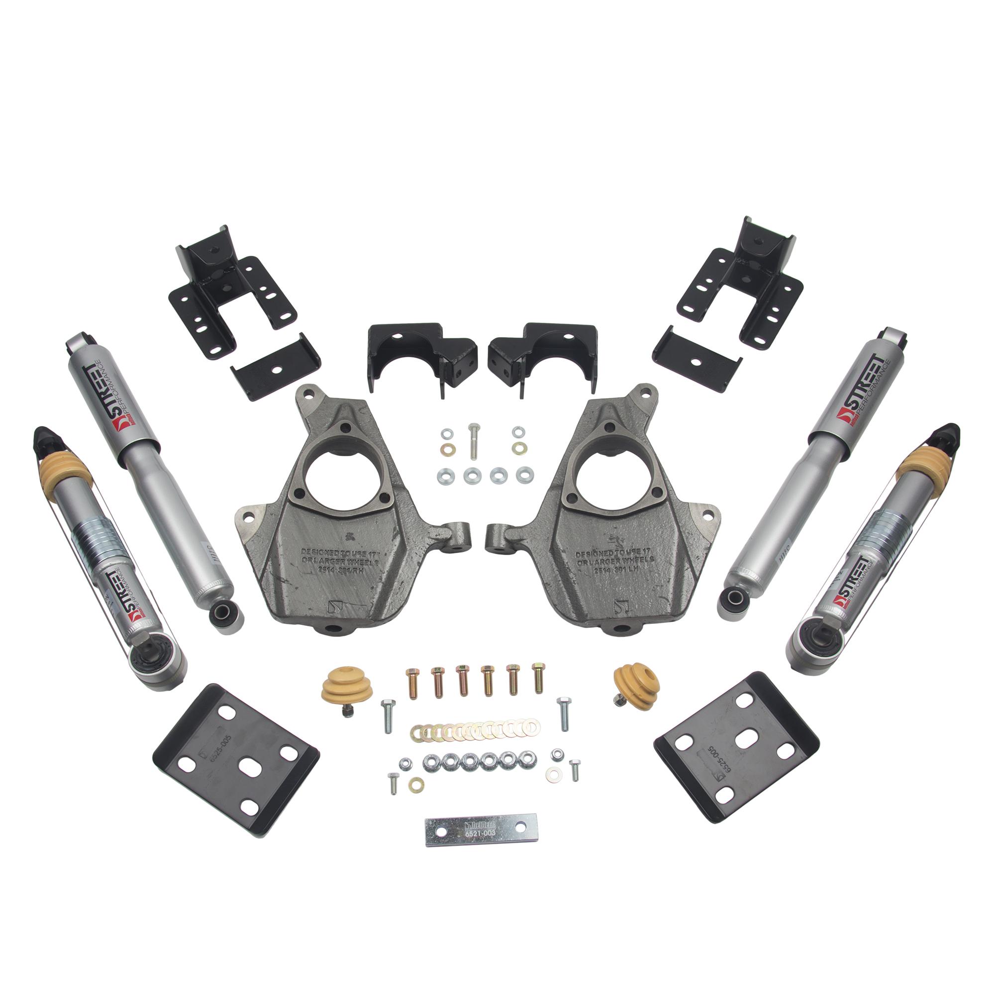 Belltech Front And Rear Complete Kit W/ Street Performance Shocks (2016-2018 GMC Sierra 1500,2016-2018 Silverado 1500) - 1014SP