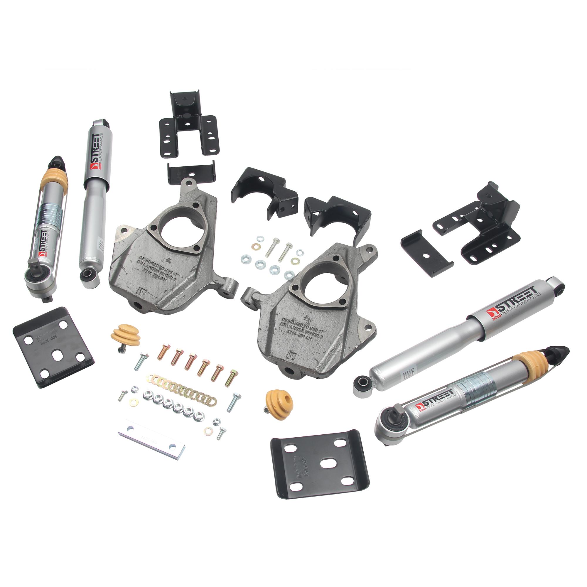 Belltech Front And Rear Complete Kit W/ Street Performance Shocks (2016-2018 GMC Sierra 1500,2016-2018 Silverado 1500) - 1014SP