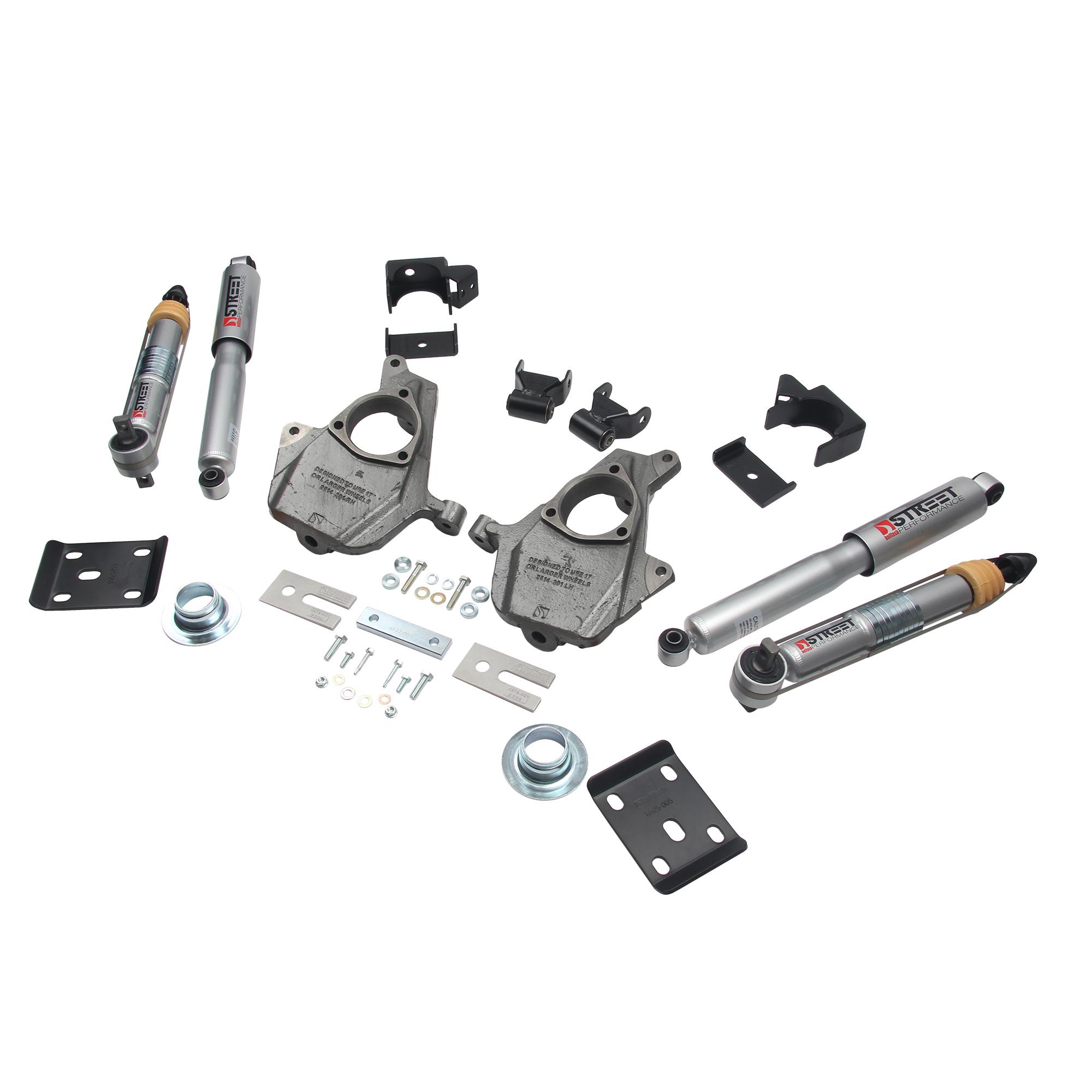 Belltech Front And Rear Complete Kit W/ Street Performance Shocks (2016-2018 Silverado 1500,2016-2018 GMC Sierra 1500) - 1015SP