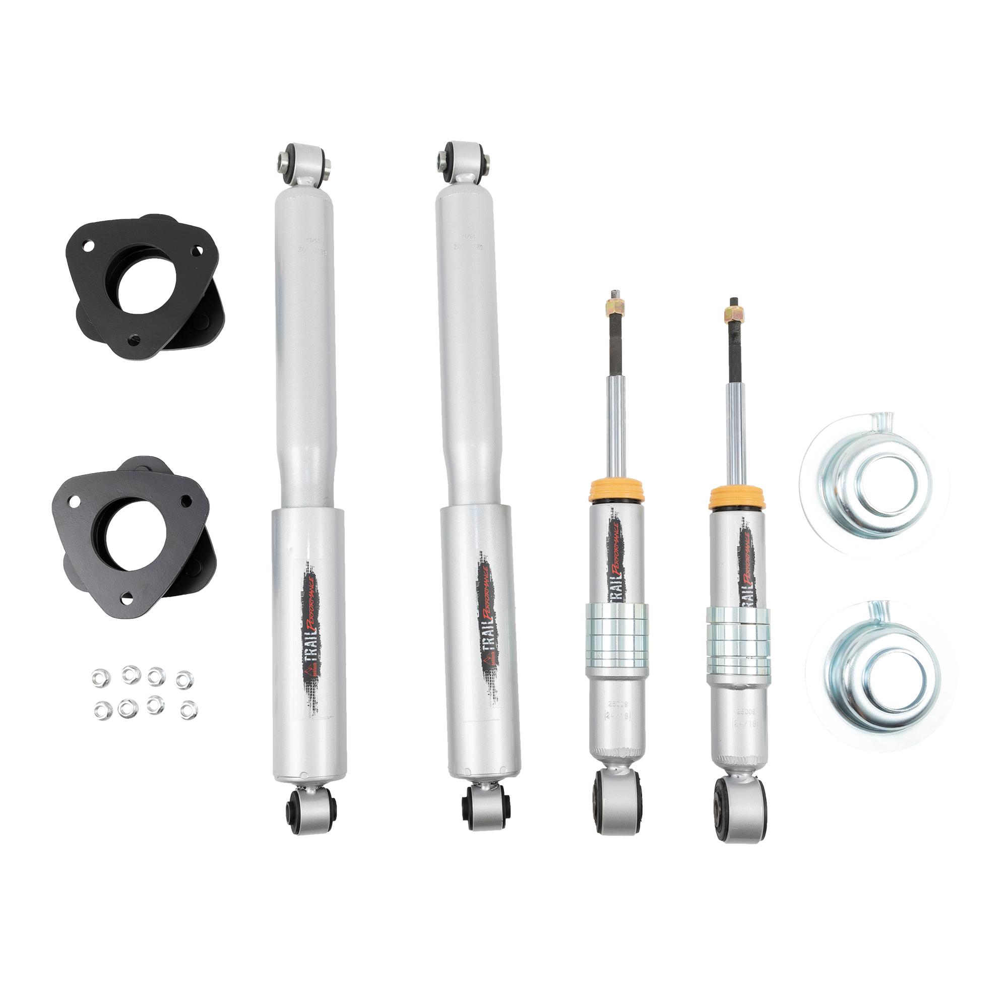 Belltech 2" Coil Spring Spacer Inc. Front and Rear Trail Performance Struts/Shocks (2004-2020 Titan) - 1029SP