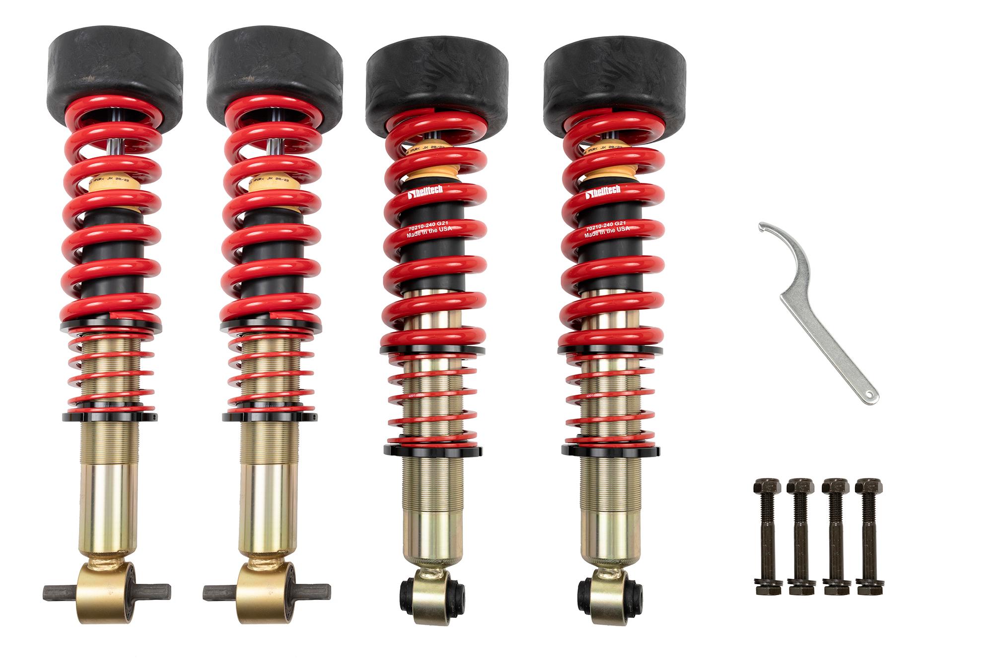 Belltech Complete Kit Inc. Front And Rear Height Adjustable Coilovers - 1035SPC