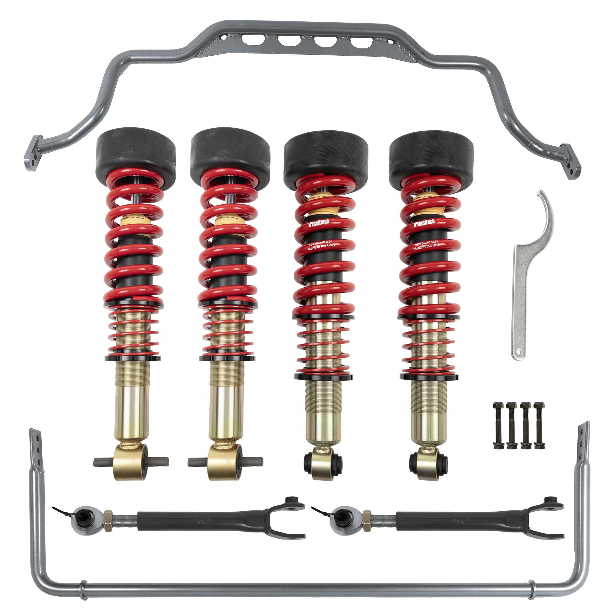 Belltech Complete Kit Inc. Height Adjustable Front Coilovers &Amp; Anti-Swaybar Set - 1036HK