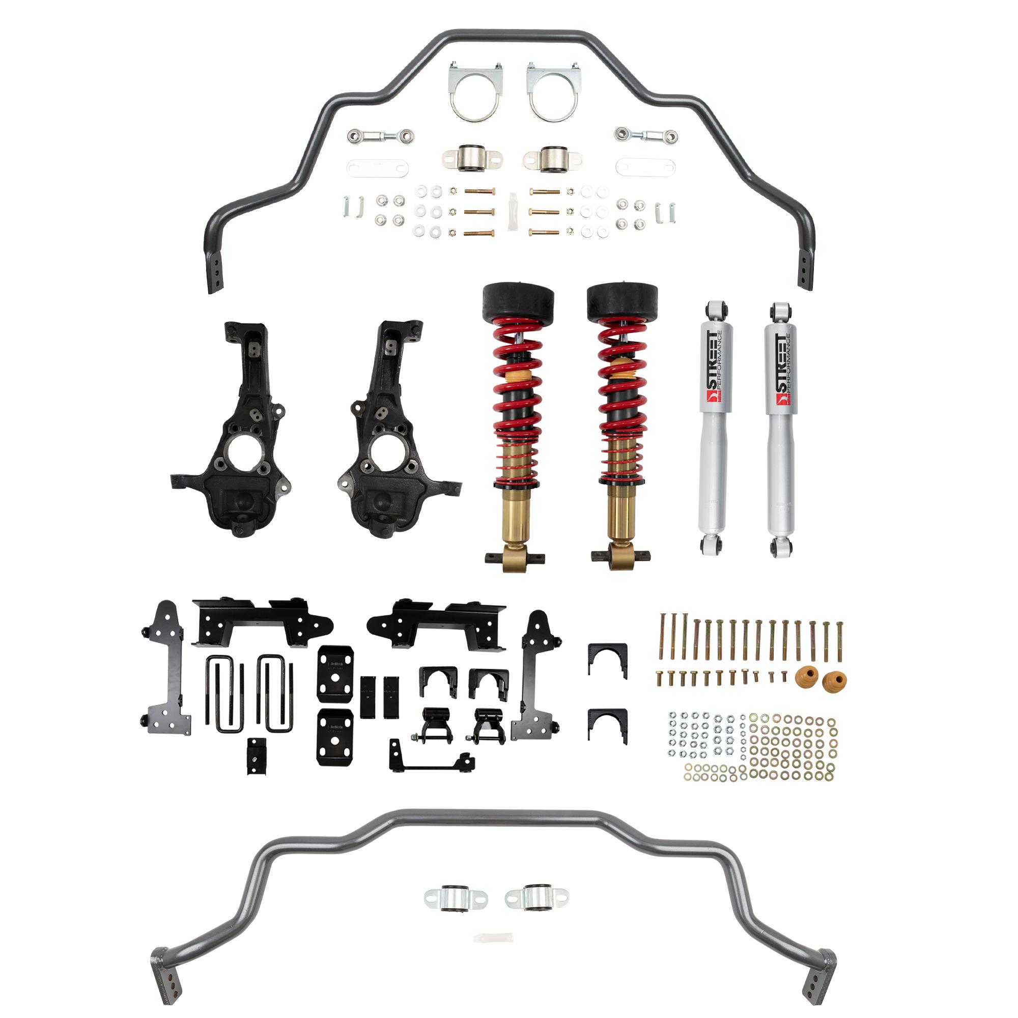 Belltech 1041HK 4WD Performance Handling Kit 19-21 GM Silverado/Sierra 1500 (All Cabs) Short Bed 4WD (Exc. Trail Boss / AT4 / Adaptive Ride Control)