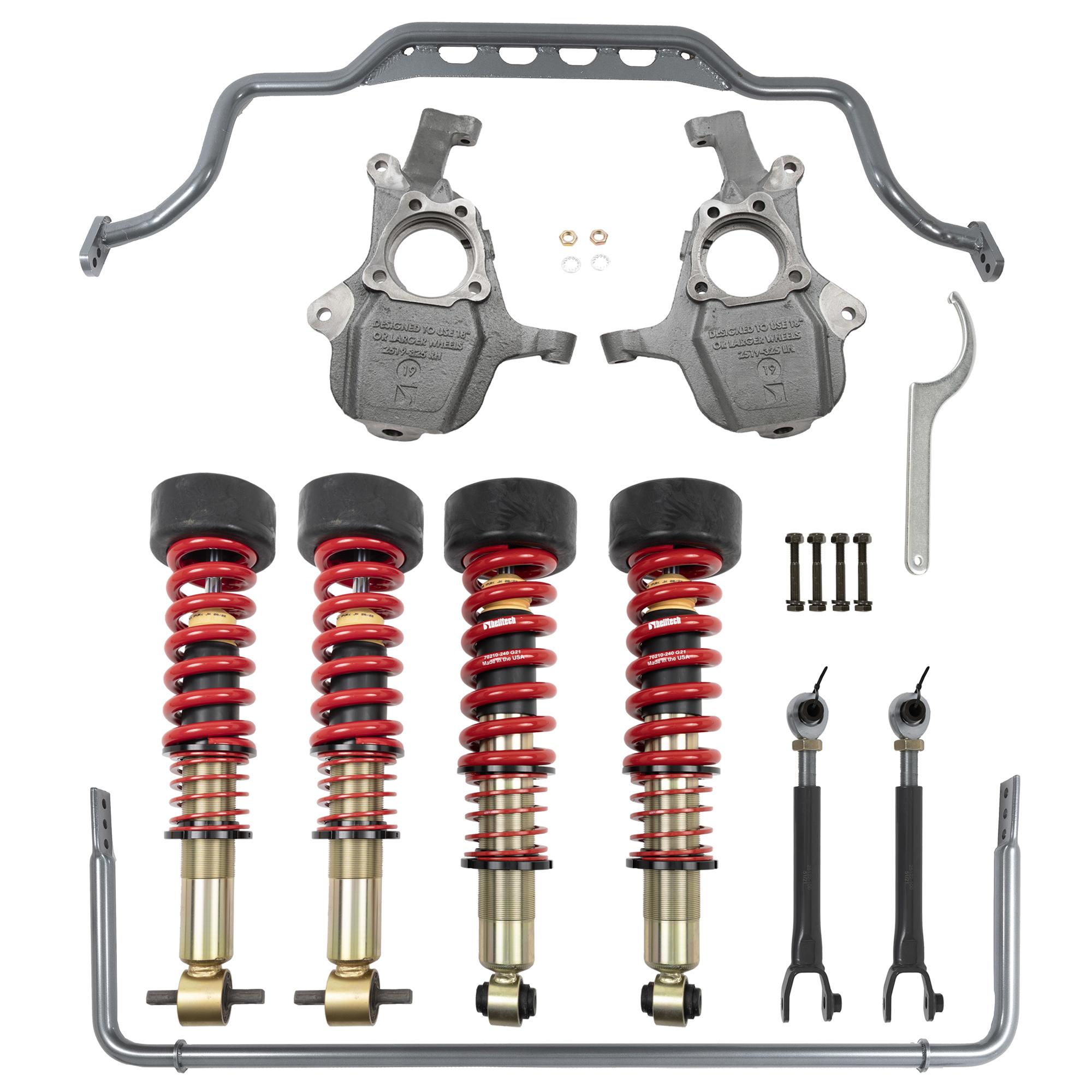 Belltech Complete Kit Inc. Height Adjustable Front Coilovers &Amp; Anti-Swaybar Set - 1104HK