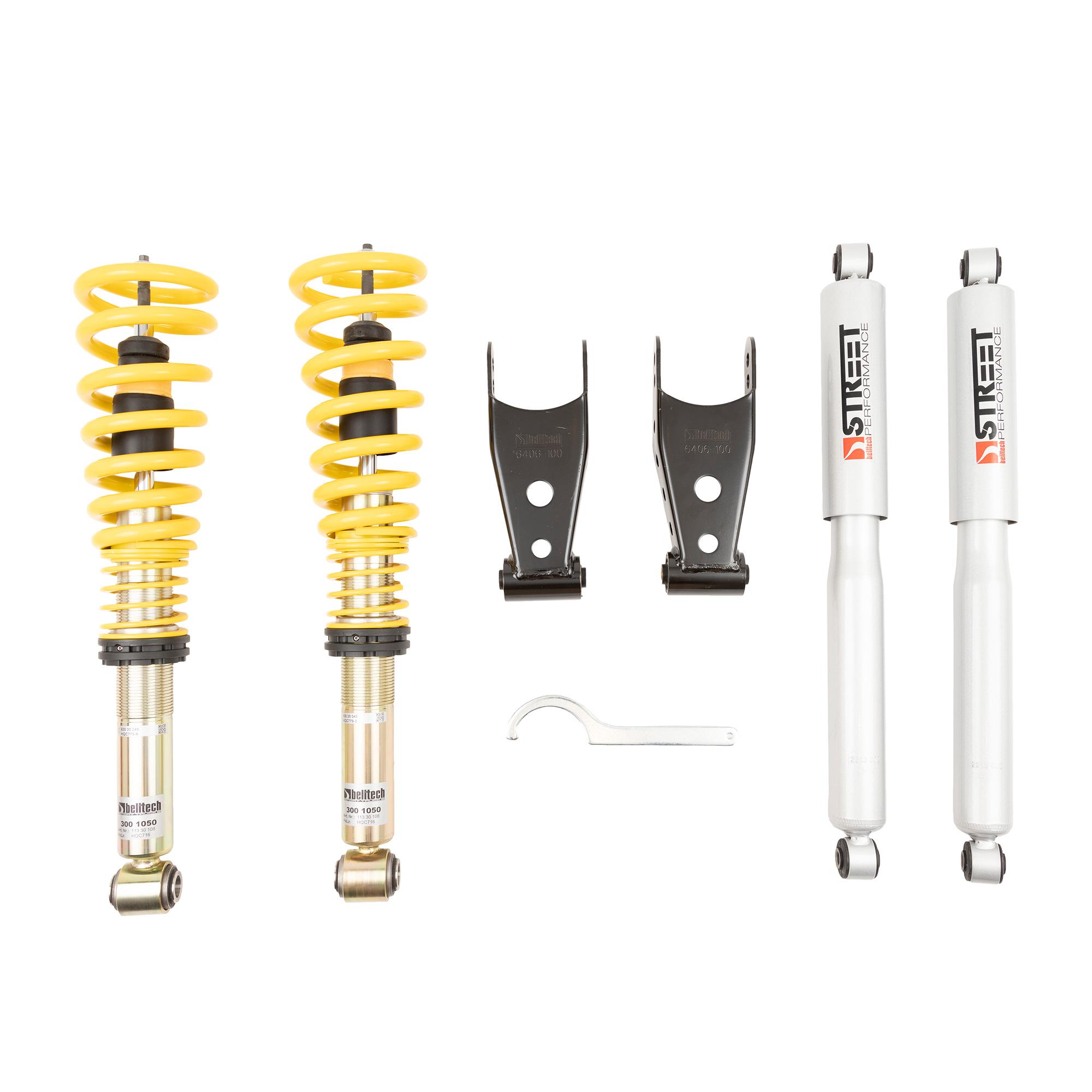 Belltech 13008 0-3" Drop Coilover Kit with Front Struts and Rear Shocks (2004-2013 F150)