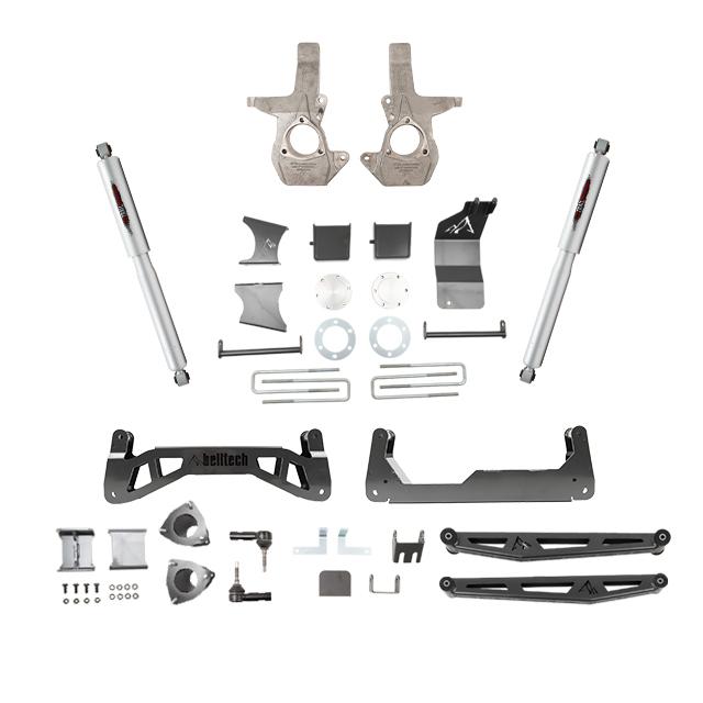 Belltech Basic Lift Kit - 7-9" (2007-2016 Silverado/Sierra 1500 4wd) - 150201BK