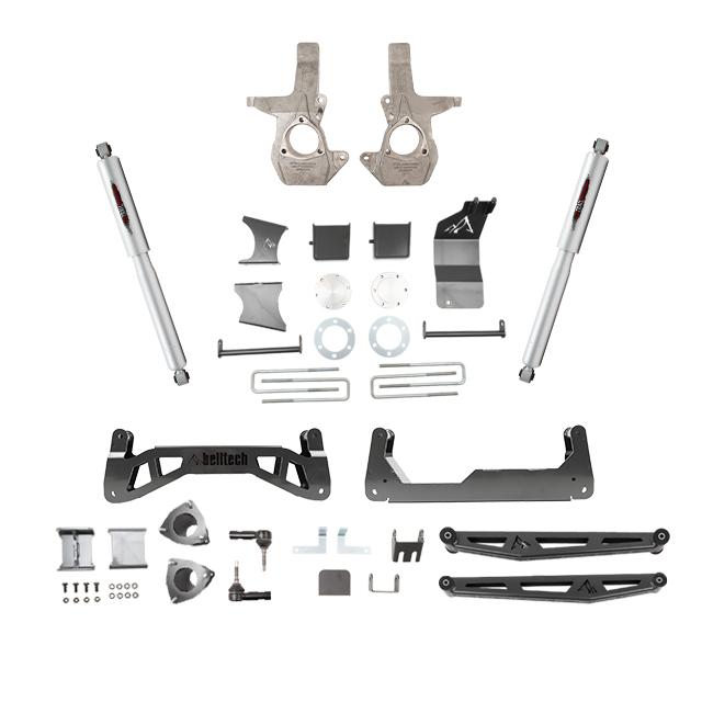 Belltech Basic Lift Kit - 7-9" (2016-2018 Silverado/Sierra 1500 4wd) - 150203BK