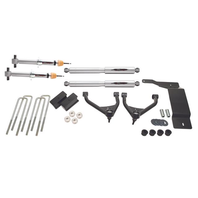 Belltech 150207TP LIFT KIT 4 in. Lift Kit Inc. Front and Rear Trail Performance Struts/Shocks 2007-2016 Silverado / Sierra 1500 4wd (Ext & Crew Cab) 4 in. Lift - 150207TP