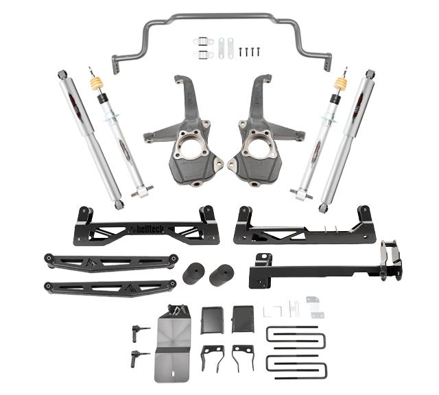 Belltech 150210TPS LIFT KIT 6 in. Lift Kit Inc. Front and Rear Trail Performance Struts/Shocks 2019-2021 Silverado / Sierra 4wd 6 in. Lift w/ Front sway bar - 150210TPS