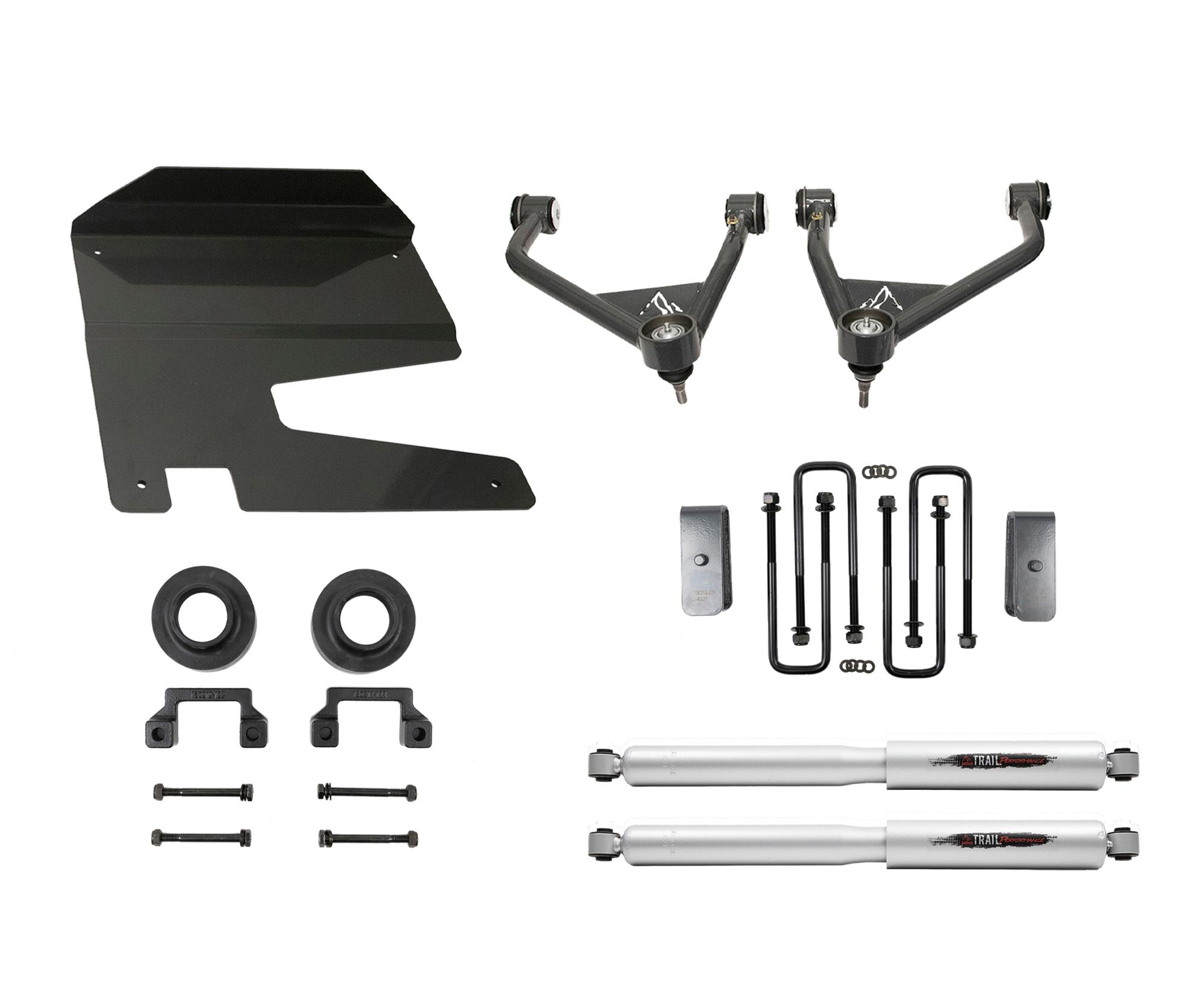 Belltech 4" Lift Kit Inc. Rear Trail Performance Shocks Only - 150212BK