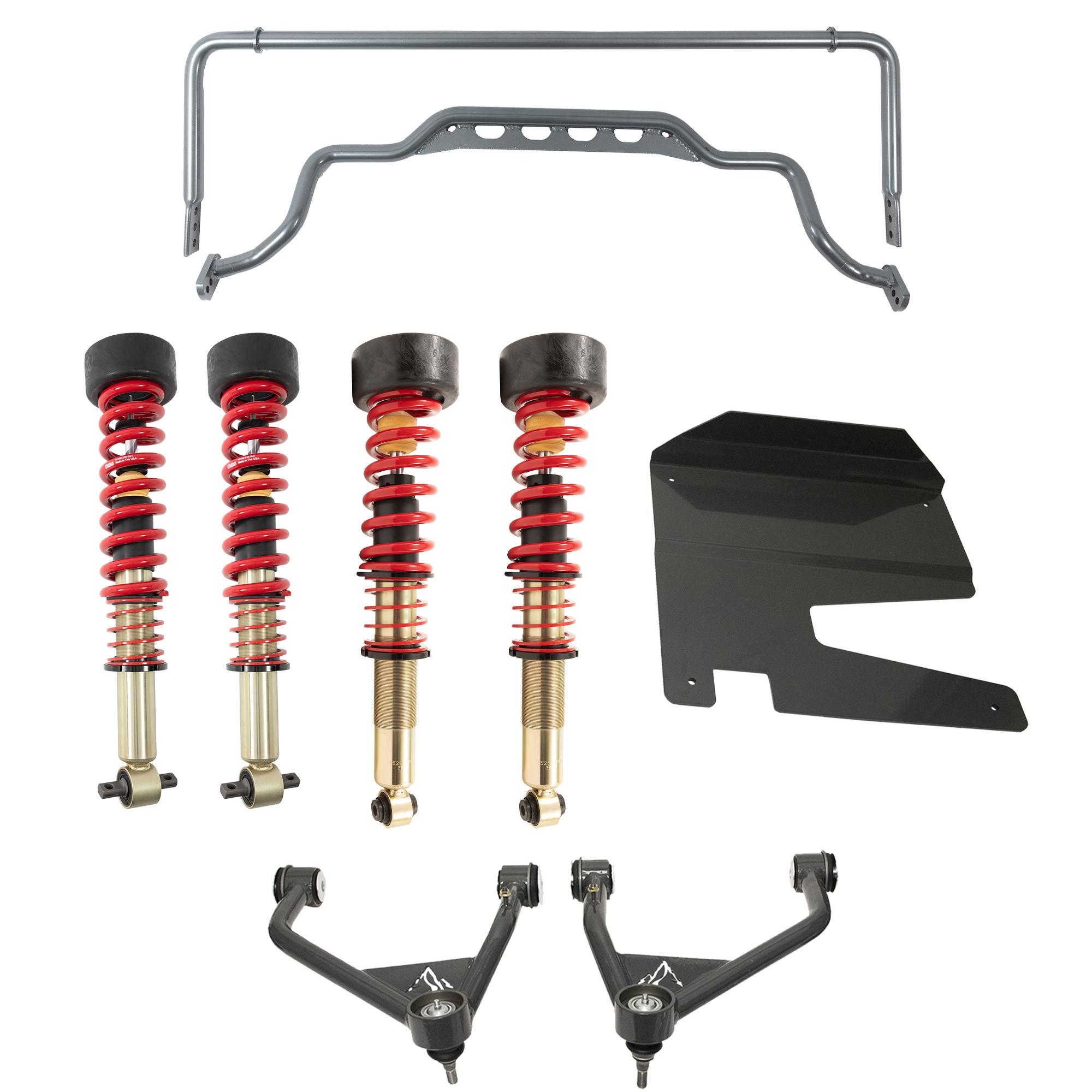 Belltech 4" Lift Kit Inc. Front and Rear Trail Performance Coilovers (2021 Chevrolet Tahoe / GMC Yukon 2WD/4WD 4" Lift) - 150220HK