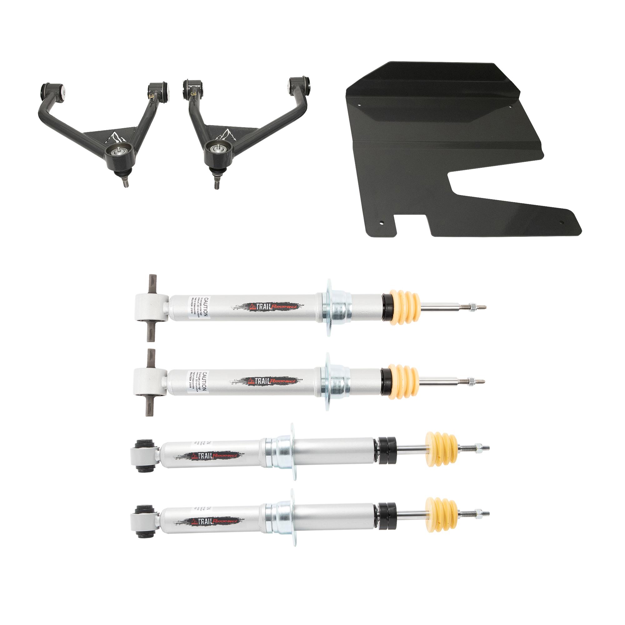 Belltech 4" Lift Kit Inc. Front and Rear Trail Performance Struts/Shocks (2021 Chevrolet Tahoe / GMC Yukon 2WD/4WD 4" Lift) - 150220TP