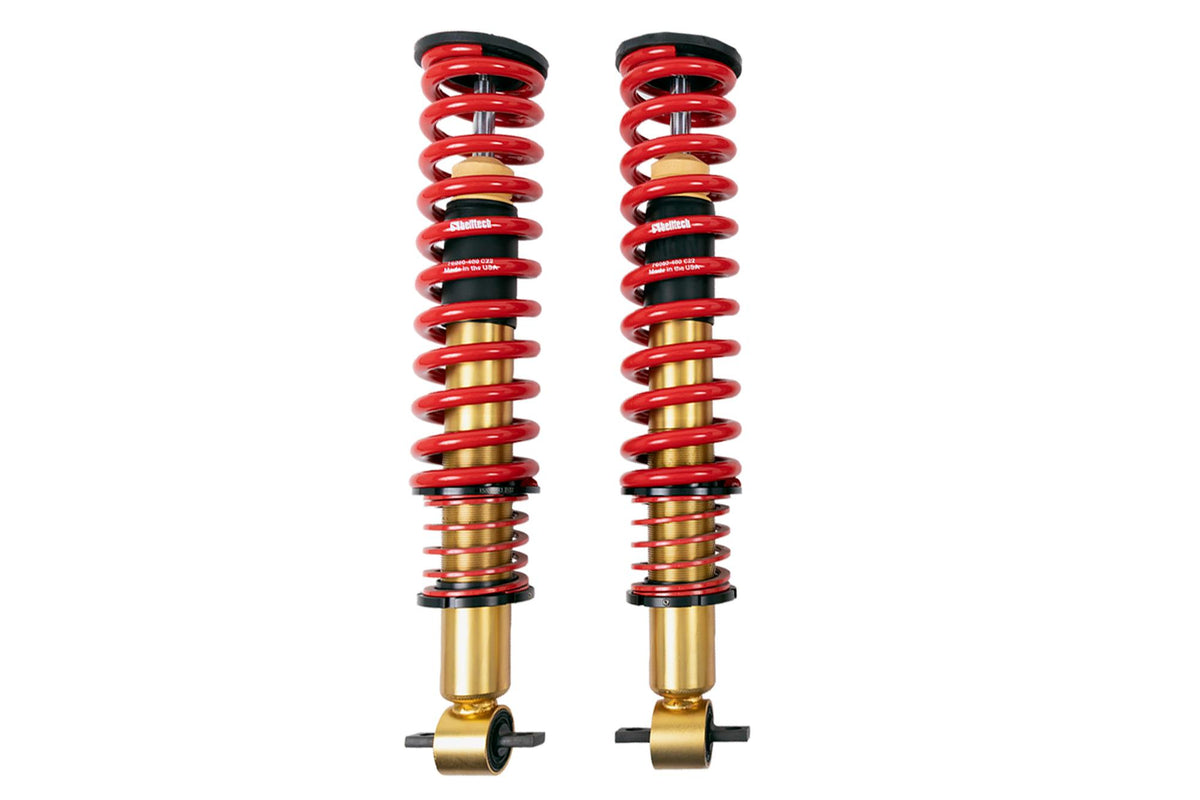 Belltech 0-4" Height Adjustable Front Lifting Coilover Kit (2021+ Ford Bronco 4WD Exc. Sasquatch Package ; 0-4" Front Only) - 15126