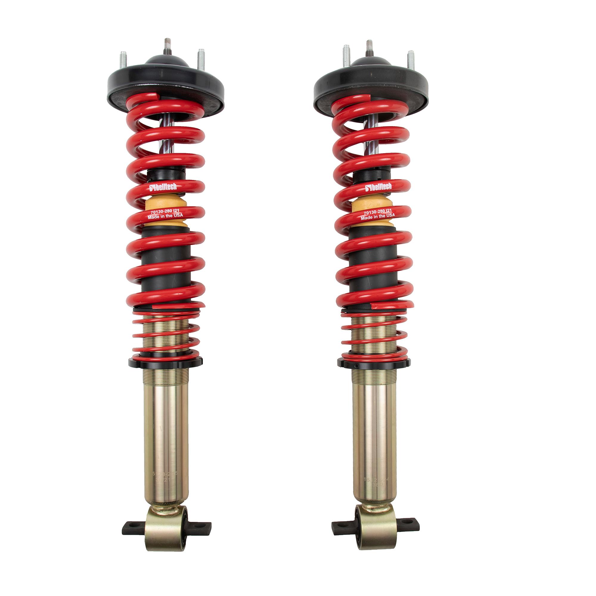 Belltech Factory Preset Fixed Damping, 0-3" Height Adjustable Level (2021 Ford F-150 2WD (All Cabs) 0-3" Level) - 15128