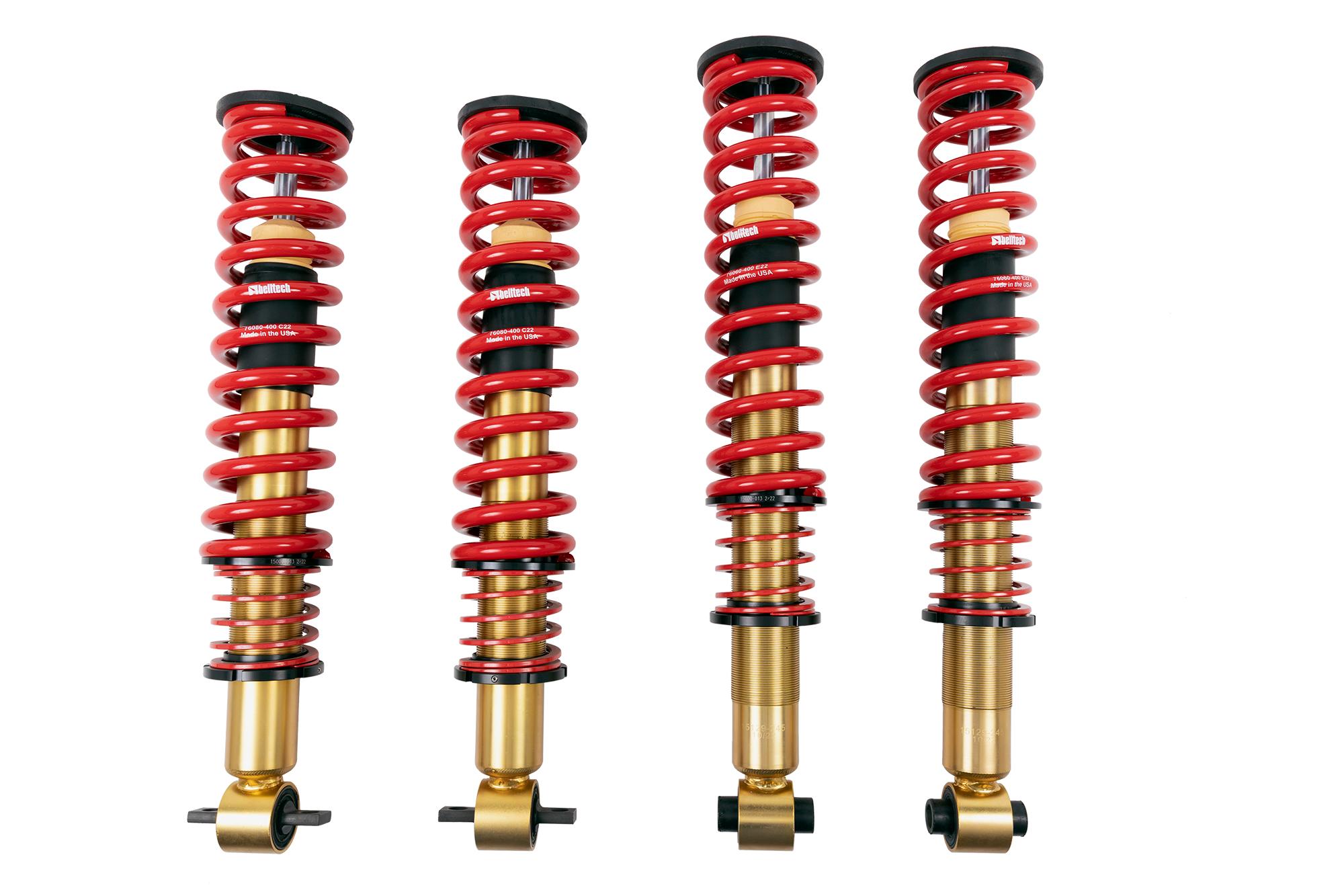 Belltech 0-4" Lift Kit with Front and Rear Trail Performance Coilovers (2021-2025 Ford Bronco) - 152601HK