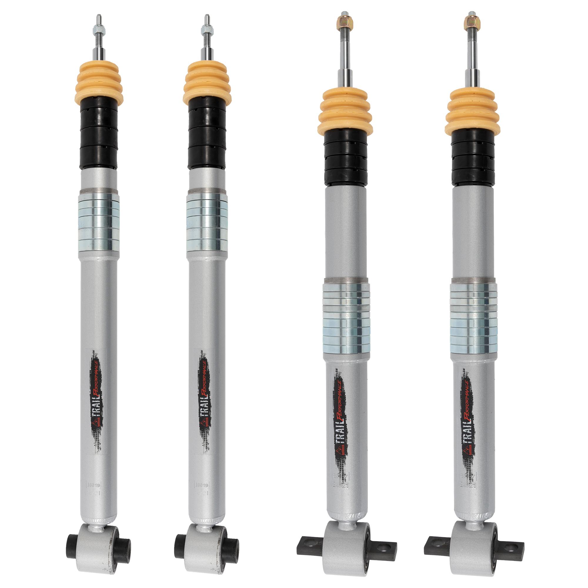 Belltech 0-4" Lift Kit with Front and Rear Trail Performance Struts (2021-2025 Ford Bronco) - 152601TP