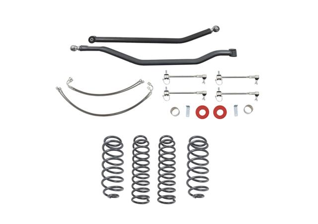 Belltech 4" Lift Kit Inc. Front and Rear Trail Performance PLUS Shocks (2007-2017 Wrangler) - 153201HKP