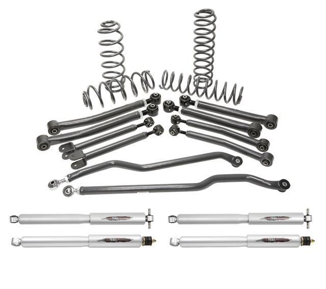 Belltech 153201TP LIFT KIT 4 in. Lift Kit Inc. Front and Rear Trail Performance Struts/Shocks 2007-2017 Wrangler Rubicon Unlimited JK 4dr 4 in. Lift - 153201TP