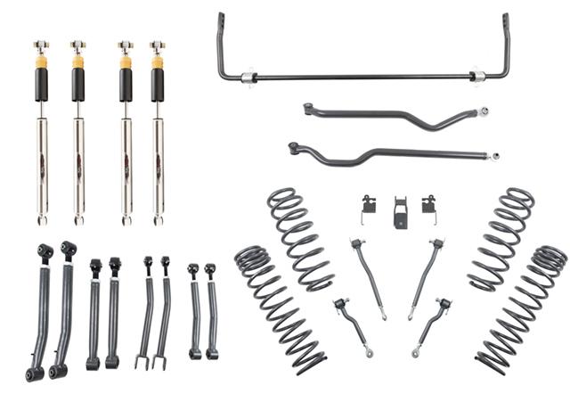 Belltech 153205HKP LIFT KIT 4 in. Lift Kit Inc. Front and Rear Trail Performance Struts/Shocks 2018-2021 Wrangler Rubicon JL 4dr 4 in. Lift - 153205HKP