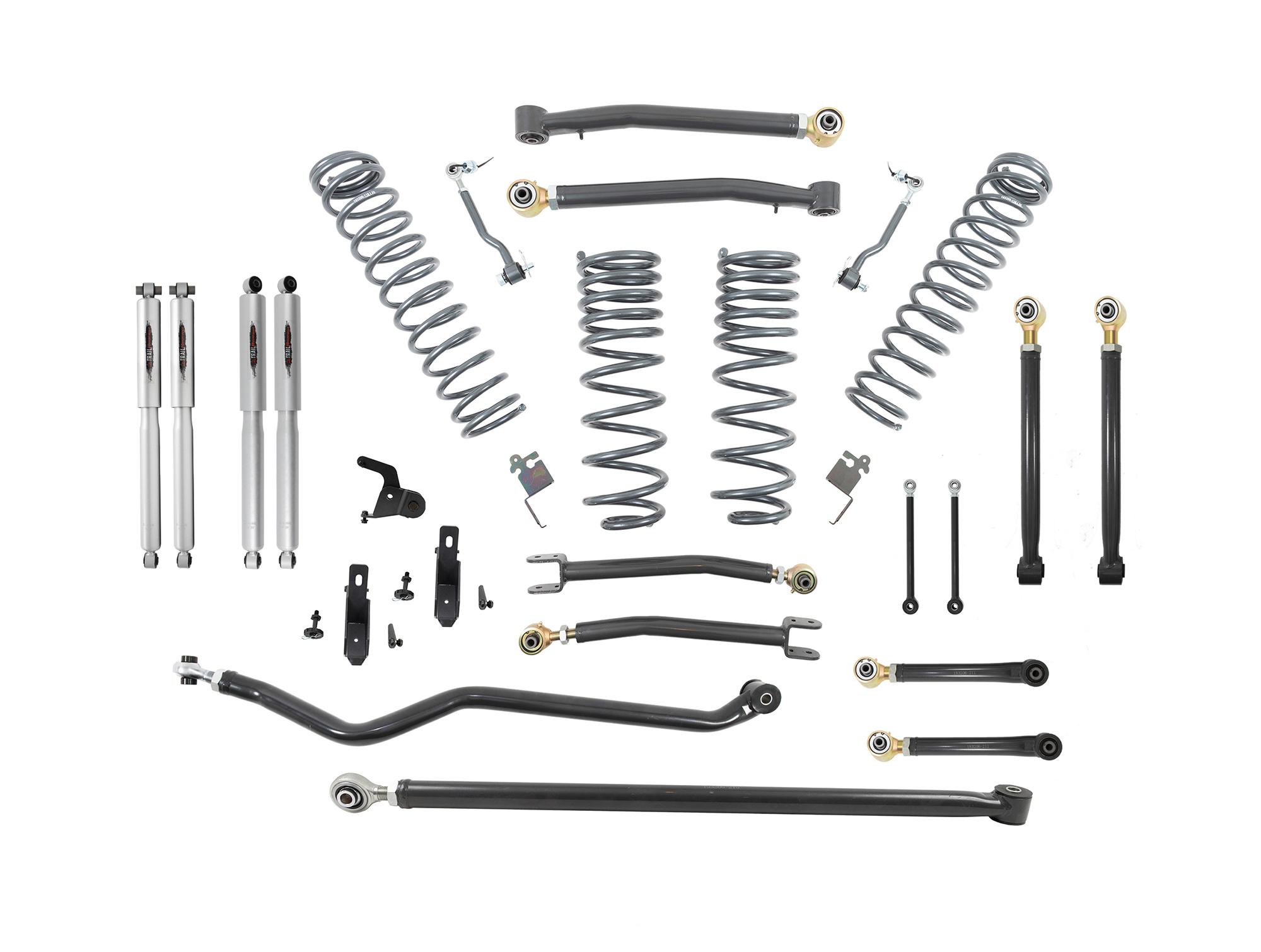 Belltech 153206TP LIFT KIT 4in. Lift Kit Inc. Front and Rear Trail Performance Struts/Shocks 2020-2021 Jeep Gladiator Rubicon JT 4dr 4in. Lift (2020-2021 Jeep Gladiator Rubicon JT 4dr 4" Lift W/ Trail Performance Shocks) - 153206TP