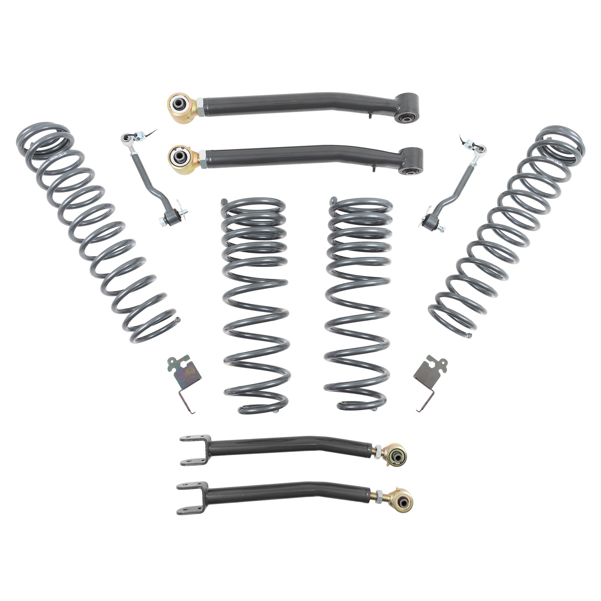 Belltech 153206TP LIFT KIT 4in. Lift Kit Inc. Front and Rear Trail Performance Struts/Shocks 2020-2021 Jeep Gladiator Rubicon JT 4dr 4in. Lift (2020-2021 Jeep Gladiator Rubicon JT 4dr 4" Lift W/ Trail Performance Shocks) - 153206TP