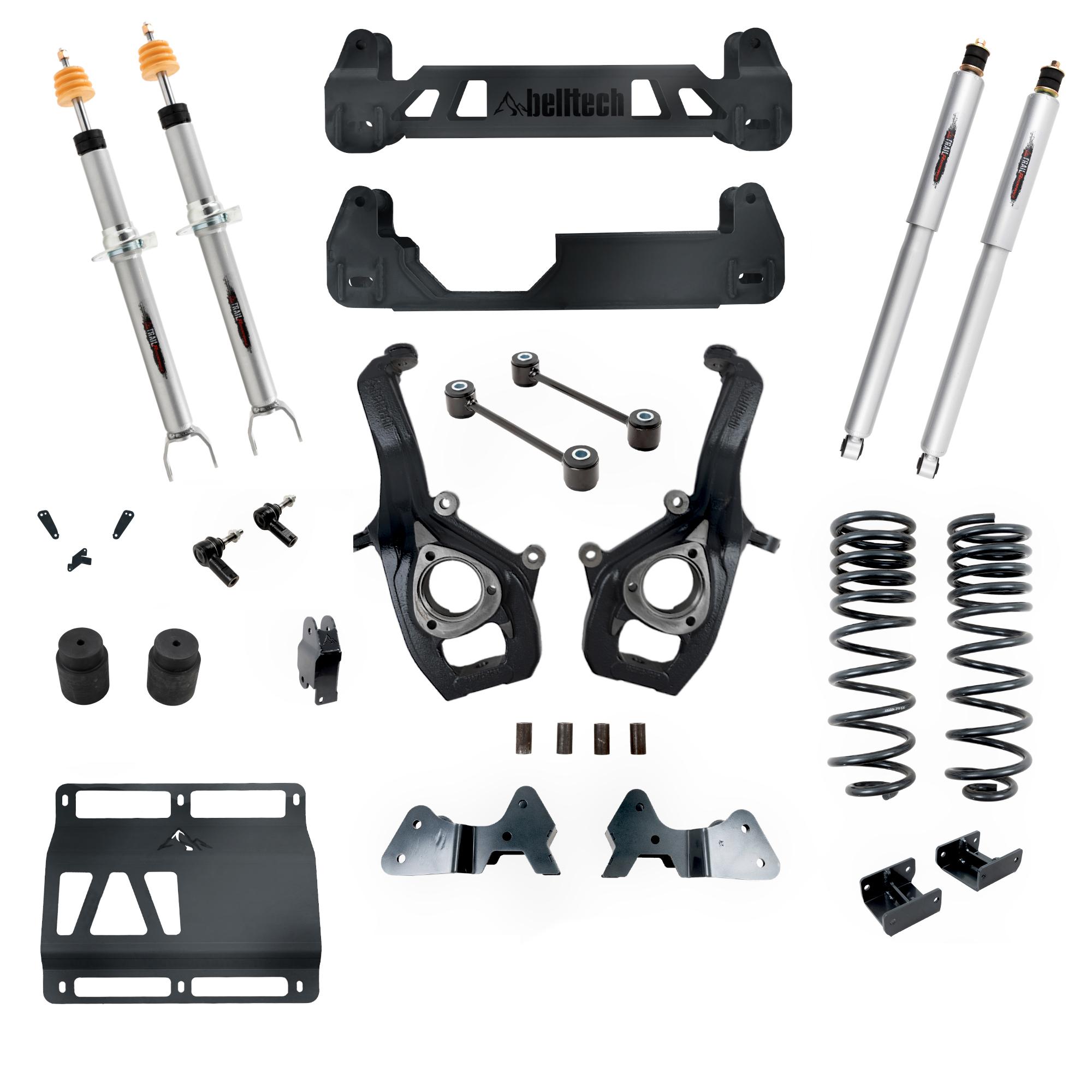 Belltech 6-9" Lift Kit Inc. Front and Rear Trail Performance Struts/Shocks (2019+ Ram 1500 2WD Lift Kit W/ Trail Performance Shocks 6"-9" Lift) - 153713TP