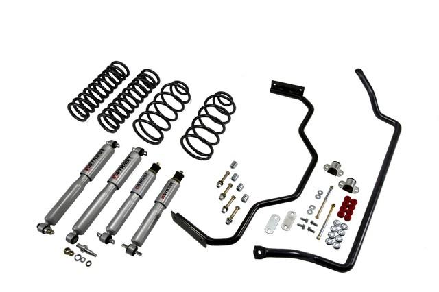 Belltech Complete Kit Inc Front and Rear Springs, Street Performance Shocks &amp; Sway b (1964-1966 LeMans,1964-1966 Malibu,1964-1966 El Camino) - 1715