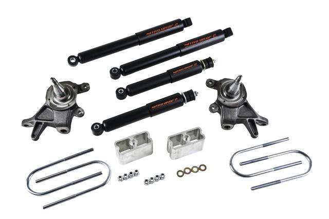 Belltech Front And Rear Complete Kit W/ Nitro Drop 2 Shocks (1998-2000 Frontier) - 439ND