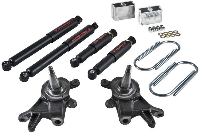 Belltech Front And Rear Complete Kit W/ Nitro Drop 2 Shocks (1995-1997 Pickup,1986-1994 D21) - 440ND