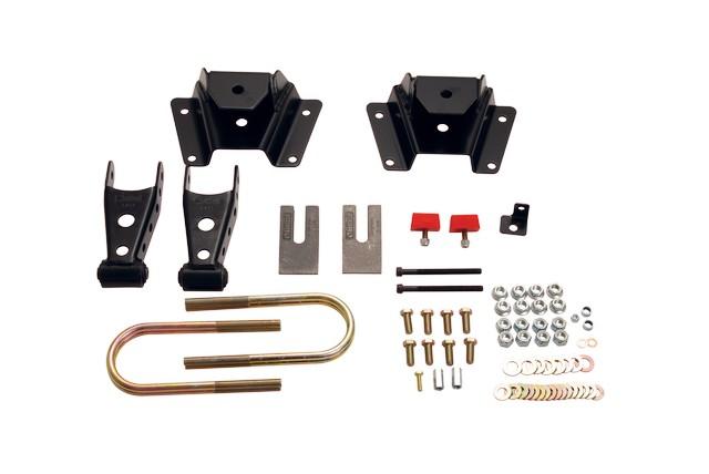 Belltech 4" Drop Leaf Spring Shackle &amp; Hanger Kit (Front Hanger/Rear Shackle) (1997-2003 F-150) - 6419