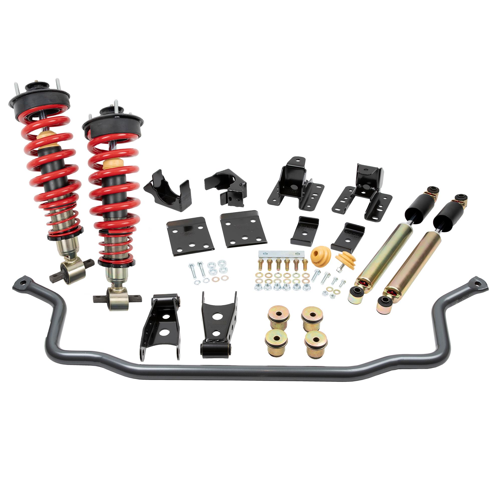 Belltech Complete Kit Inc. Damping/Height Adjustable Front Coilovers &amp; Front Sway Ba - 646HKP