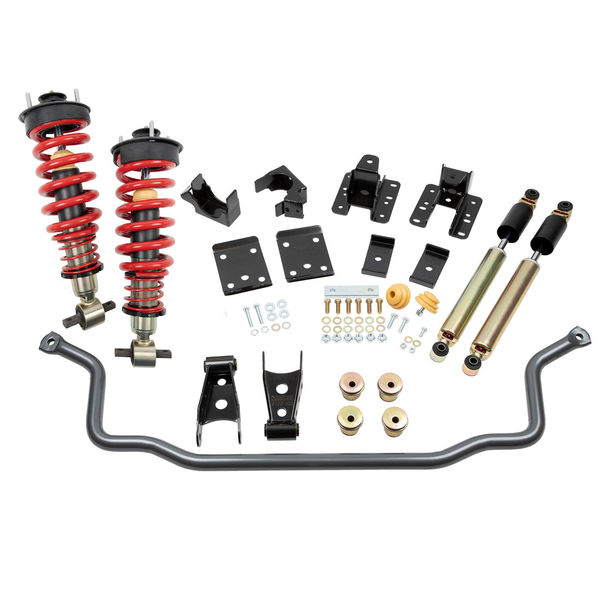 Belltech Complete Kit Inc. Damping/Height Adjustable Front Coilovers &amp; Front Sway Ba - 646HKP