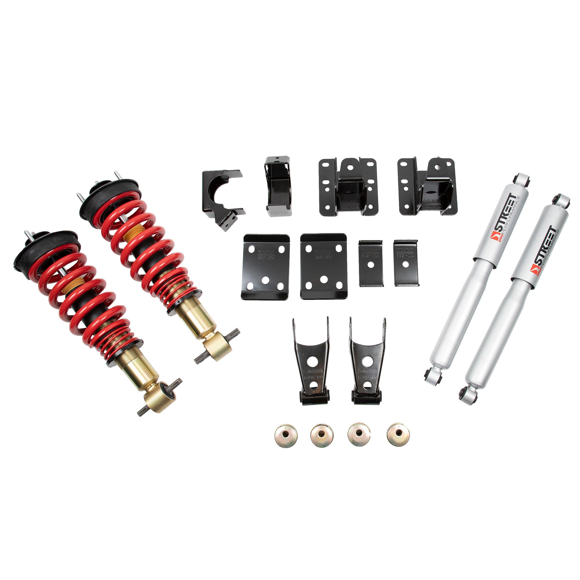 Belltech Complete Kit Inc. Height Adjustable Front Coilovers (2007-2013 Chevrolet Silverado/Sierra 1500 (All Cabs) Short Bed) - 646SPC