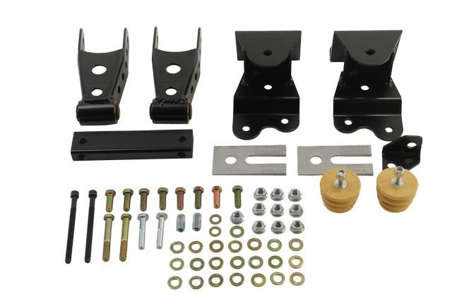 Belltech 4" Drop Leaf Spring Shackle &amp; Hanger Kit (Front Hanger/Rear Shackle) (1988-1998 GMC C1500,1988-1998 C1500) - 6503