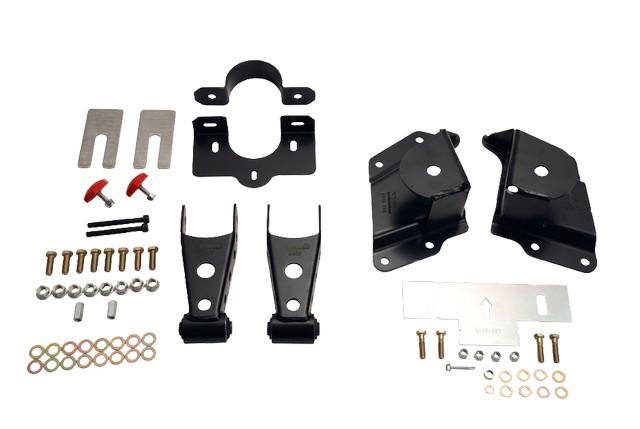 Belltech 4" Drop Leaf Spring Shackle &amp; Hanger Kit (Front Hanger/Rear Shackle) (1999-2006 GMC Sierra 1500,1999-2006 Silverado 1500) - 6514
